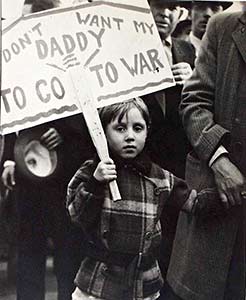 David Robbins, Antiwar demonstrator